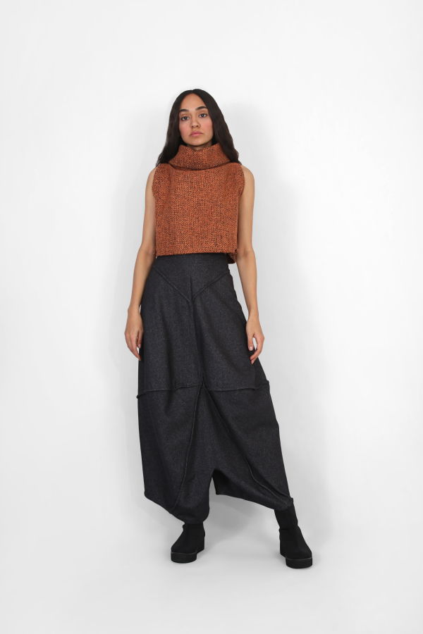 Solouk Echo Cowl Top Vest