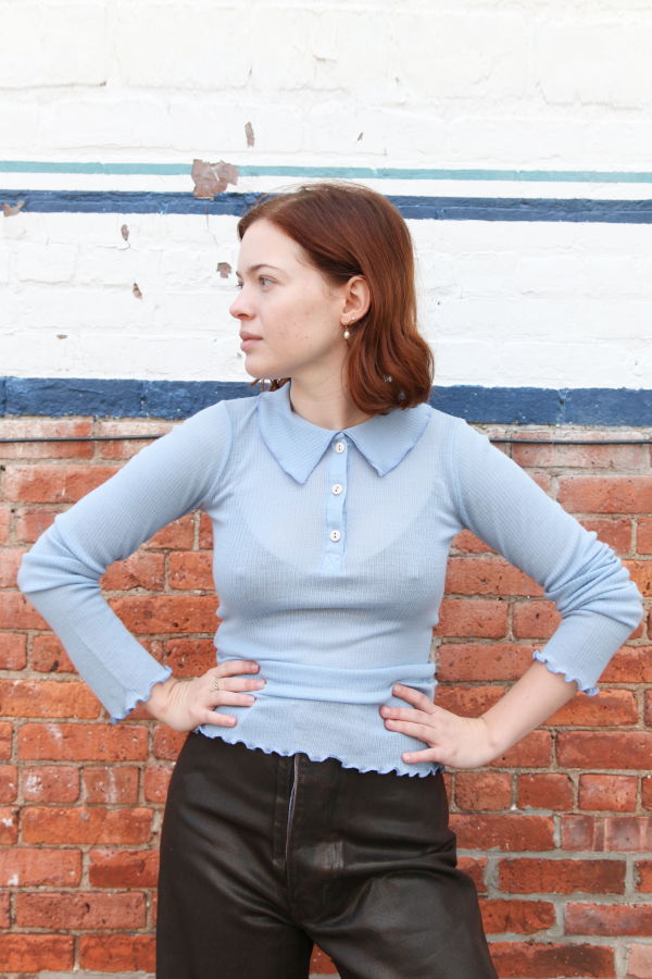 Baserange Dual Long Sleeve Polo Top