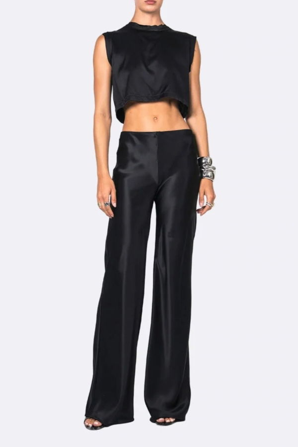 Nonchalant Label Norma Satin Pant - Black
