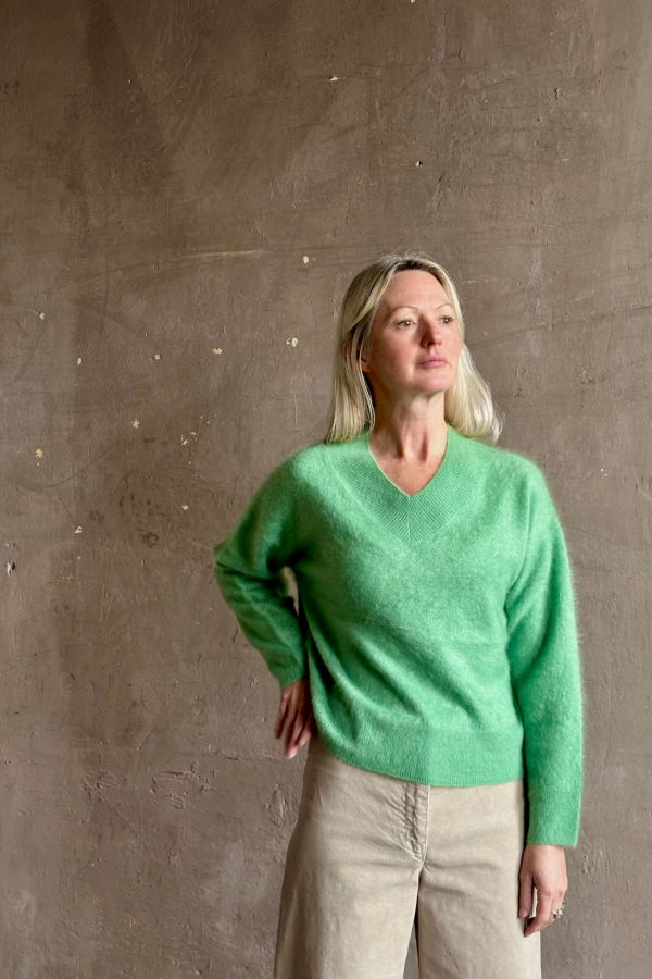 Guest in Residence Grizzly Double V Sweater