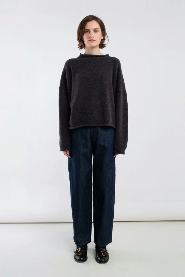 Micaela Greg Boucle Rollneck Sweater