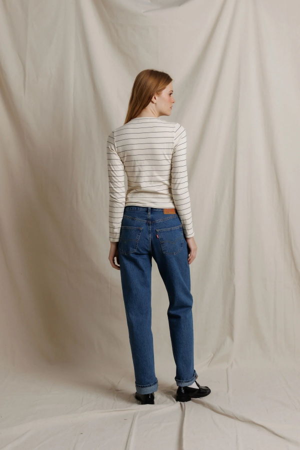 Perfect White Tee The Lisa Long Sleeve Tee