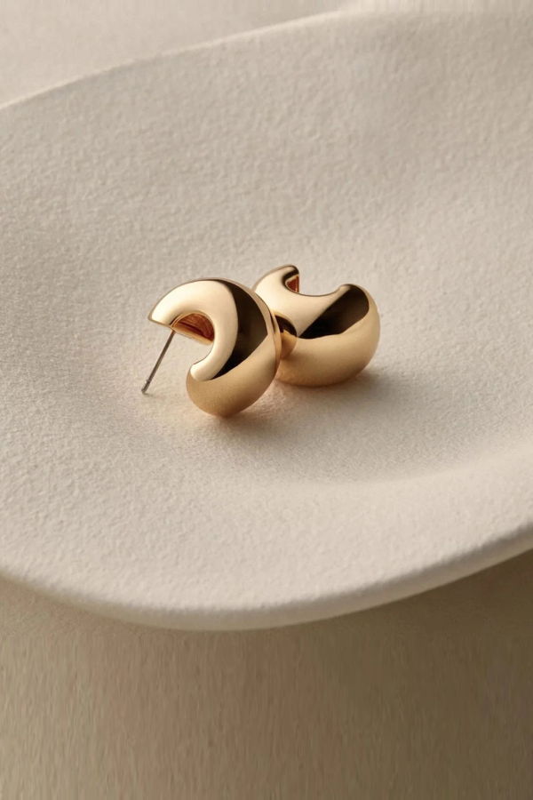 Jenny Bird Small Gemma Hoops - Gold