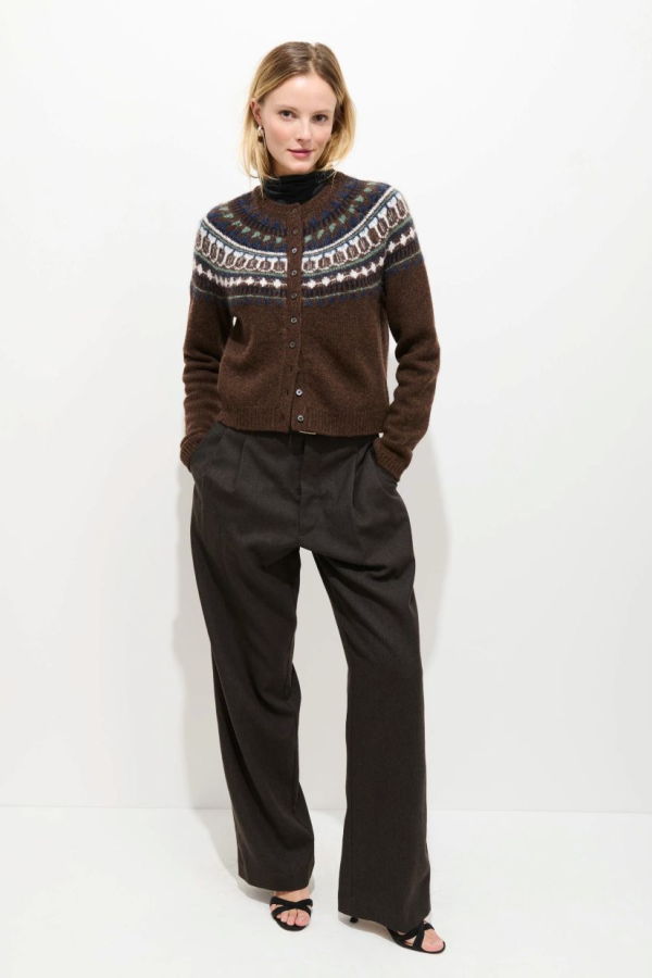Alex Mill Charlotte Fairisle Cardigan