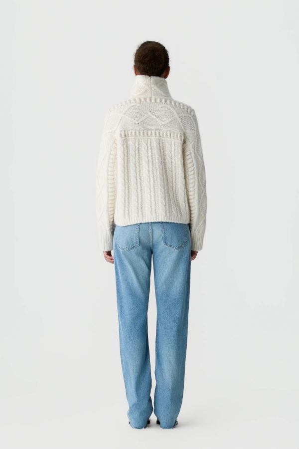 Guest in Residence Super Cloud Turtleneck Sweater - Cream