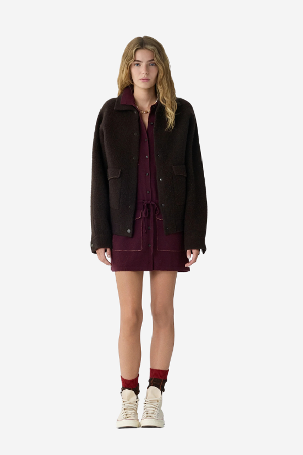 Guest in Residence Felted Bomber Jacket