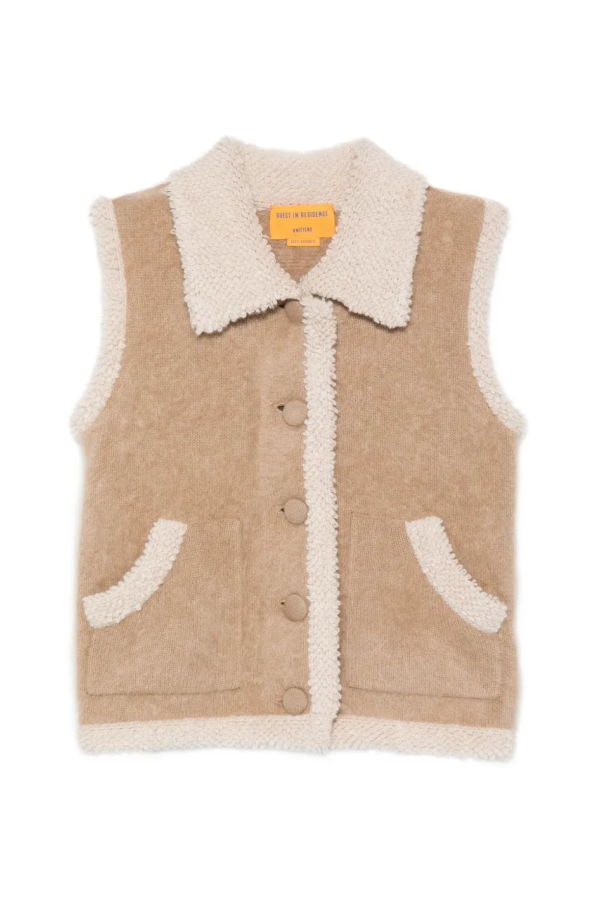 Guest in Residence Grizzly Wrangler Vest - Camel