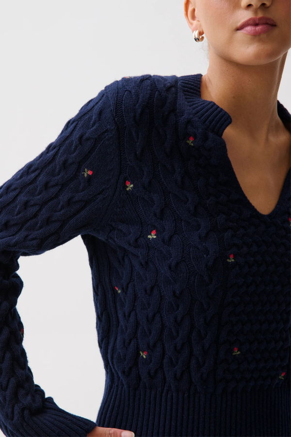 Pistola Shana Cable Sweater