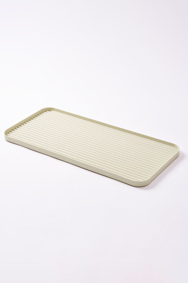 Yamazaki Home Furrow Boot Tray - Ivory