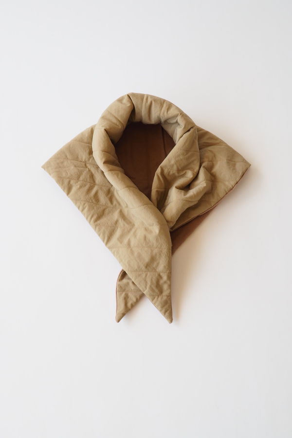 Clyde Puff Scarf - Beige