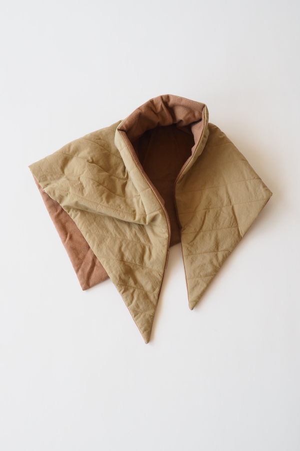 Clyde Puff Scarf - Beige