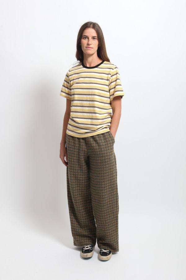 Gravel & Gold Rockaway Tee - Goldfinch Stripe