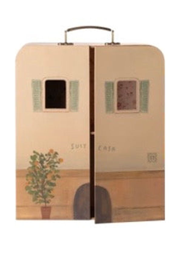 Maileg SuitCasa Little Sister and Brother Mouse House