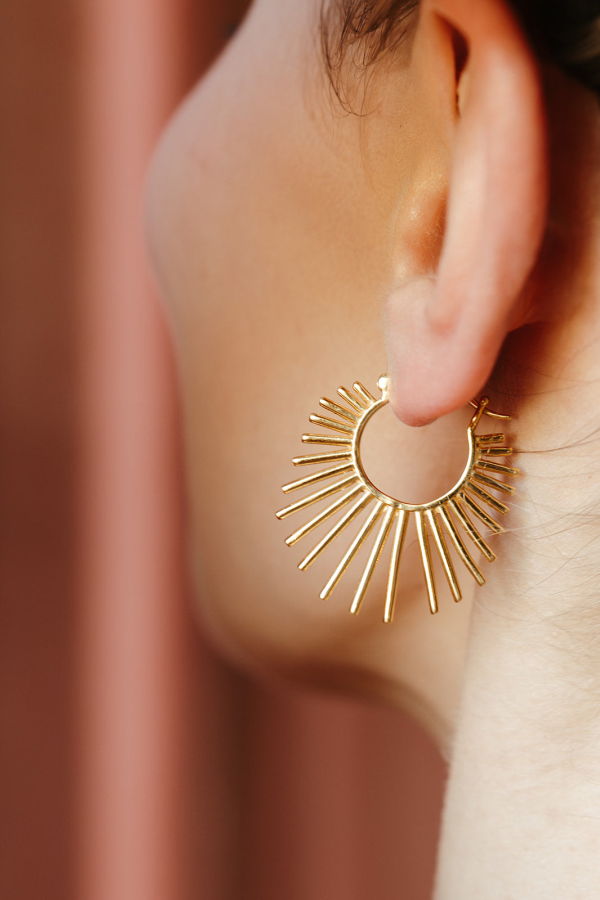Sierra Winter Jewelry Golden Hour Hoop Earrings