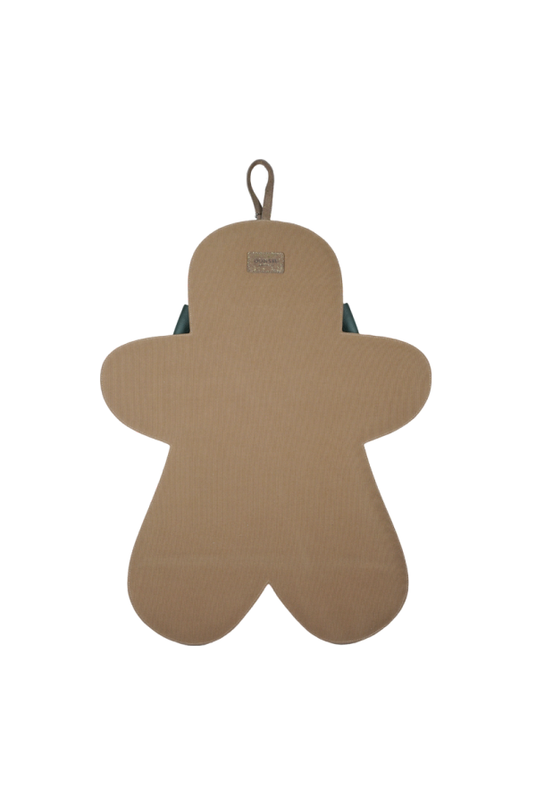 Kids Donsje Gomi Medium Gingerbread Ornament - Teddy Brown Metallic Suede
