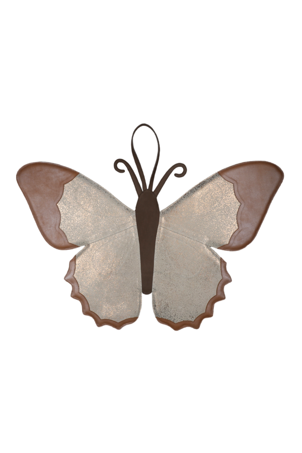 Donsje Gomi Medium Papillon Ornament - Caramel Metallic Nubuck