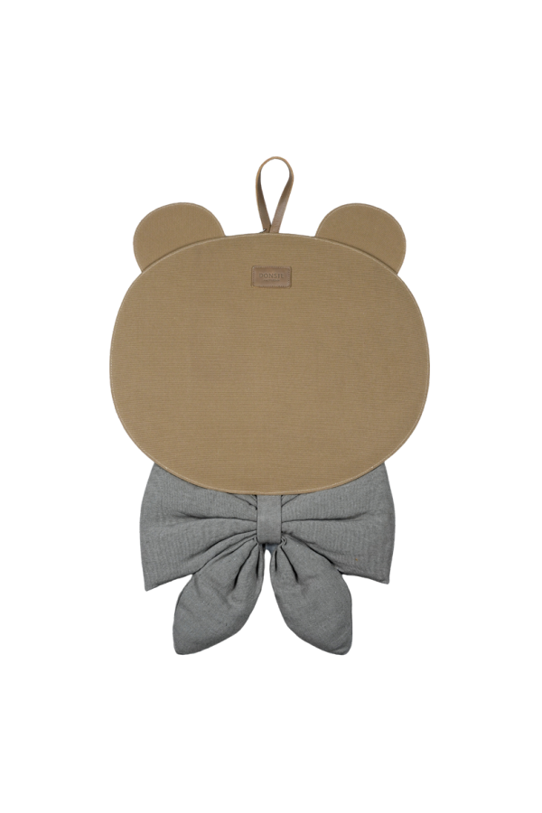 KIDS Donsje Harow Medium Bear Ornament - Cognac Classic Leather