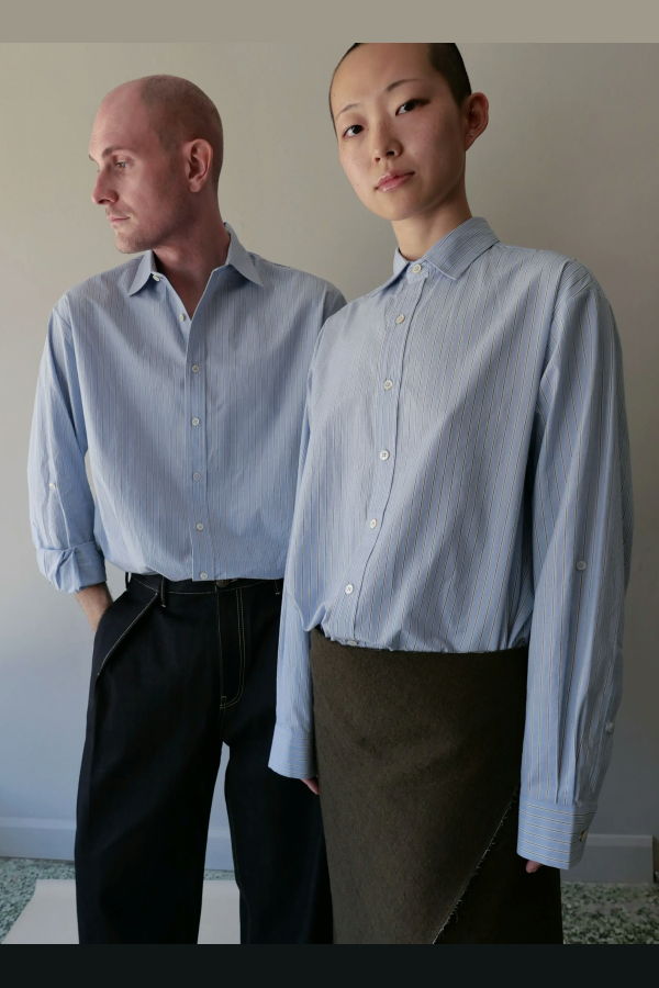 WRIGHT + DOYLE Nata Shirt - Rodor Stripe
