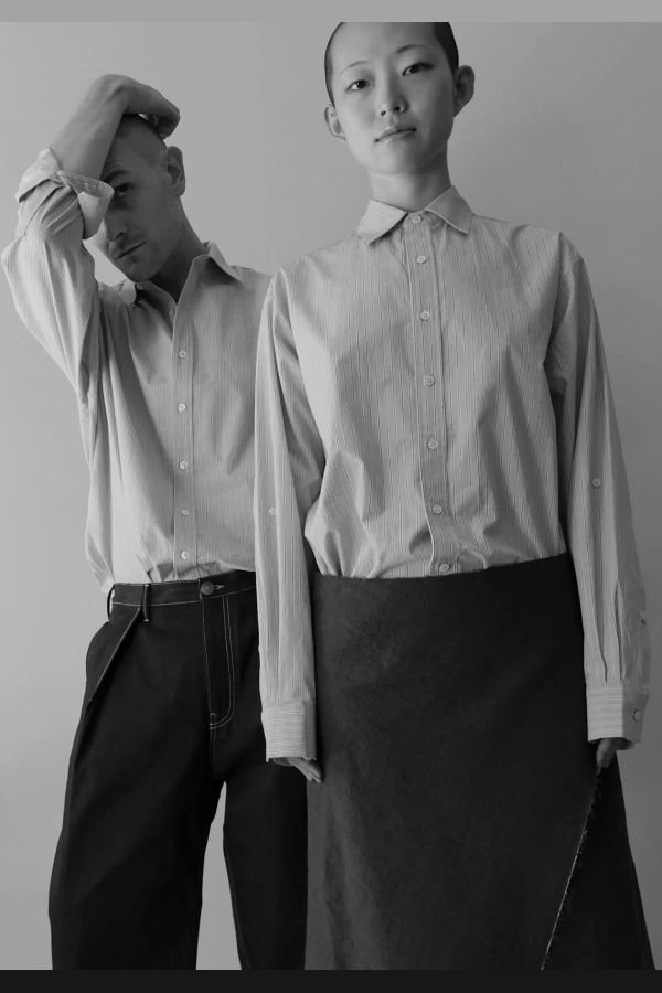 WRIGHT + DOYLE Nata Shirt - Rodor Stripe