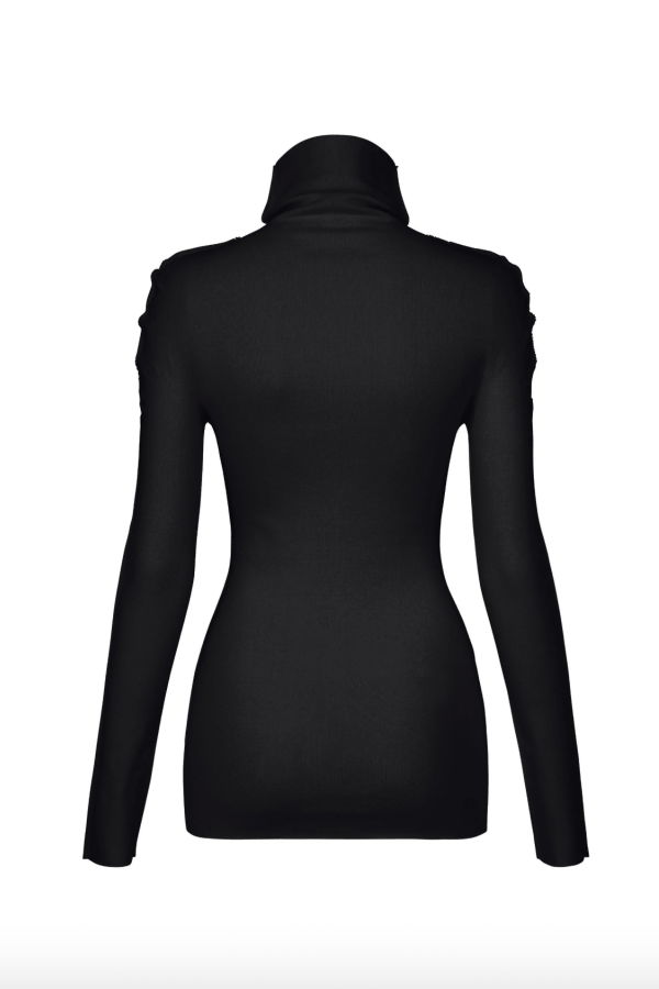 Issey Miyake Cotton Baguette BK-68 Long Sleeve Top
