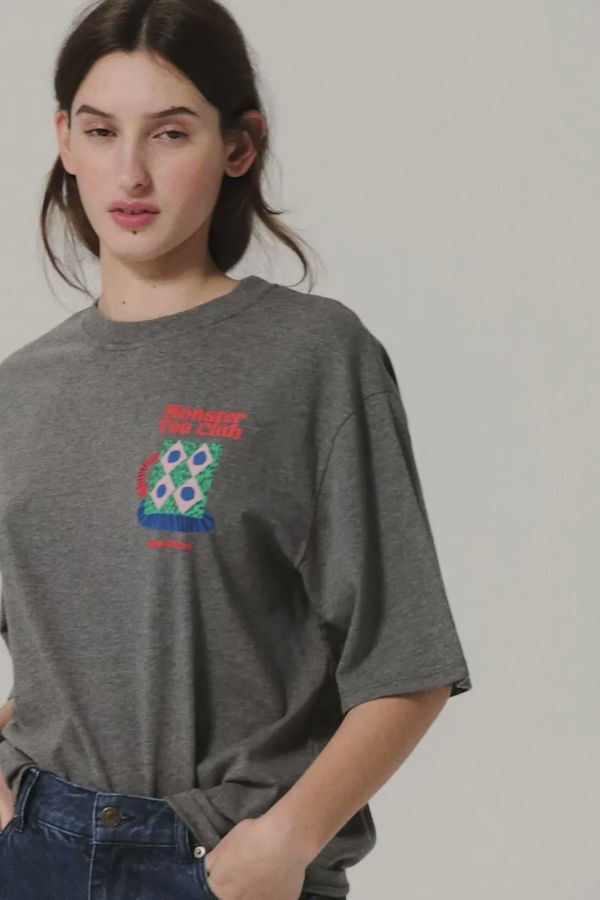Bobo Choses Monster Mug Boxy T-Shirt