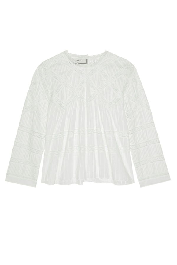 The Great. The Lattice Lace Victorian Top