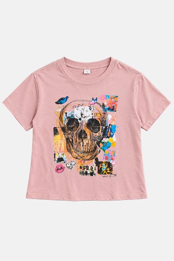Blue&Cream Peter Tunney 'Miss You' Skull Tee