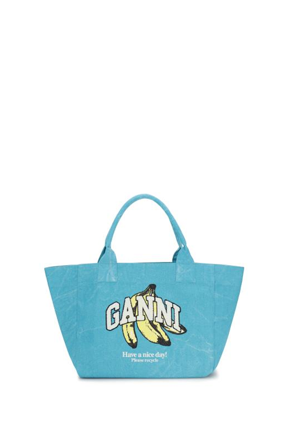 Ganni Tote Bag - Blue Curacao