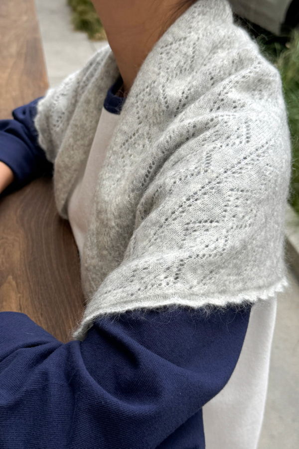 Le Bon Shoppe Mohair Pointelle Shawl