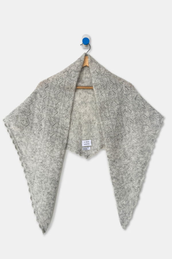 Le Bon Shoppe Mohair Pointelle Shawl