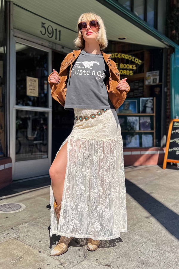 Young Fabulous & Broke Nima Lace Skirt