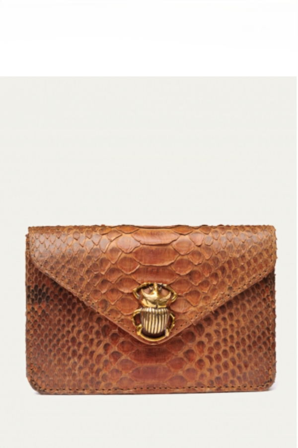 Claris Voirot Alex Card Holder - Cognac