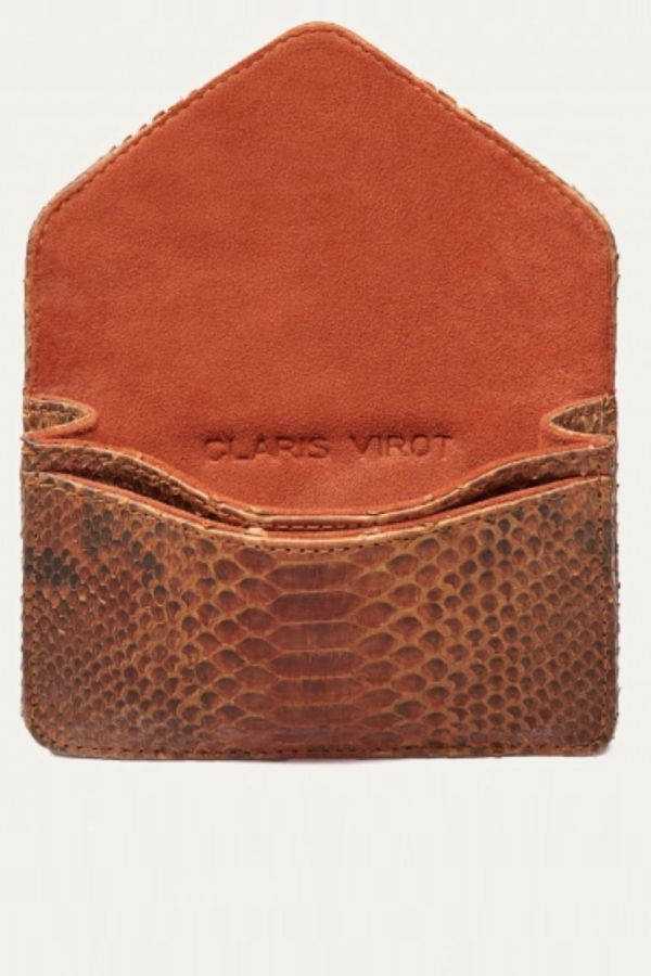 Claris Voirot Alex Card Holder - Cognac
