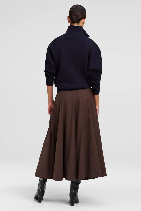 A.L.C. Aminah Skirt - Coffee