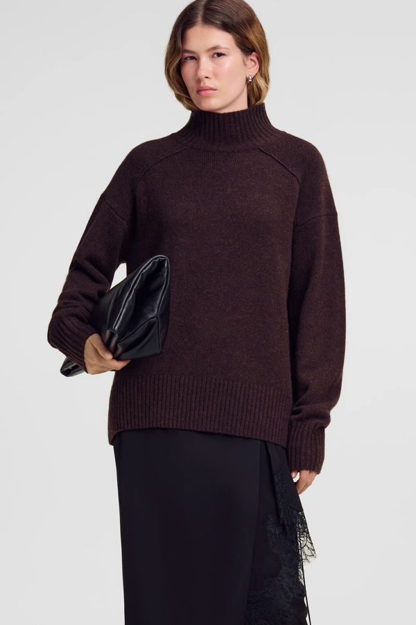 A.L.C. Archie Sweater - Dark Brown