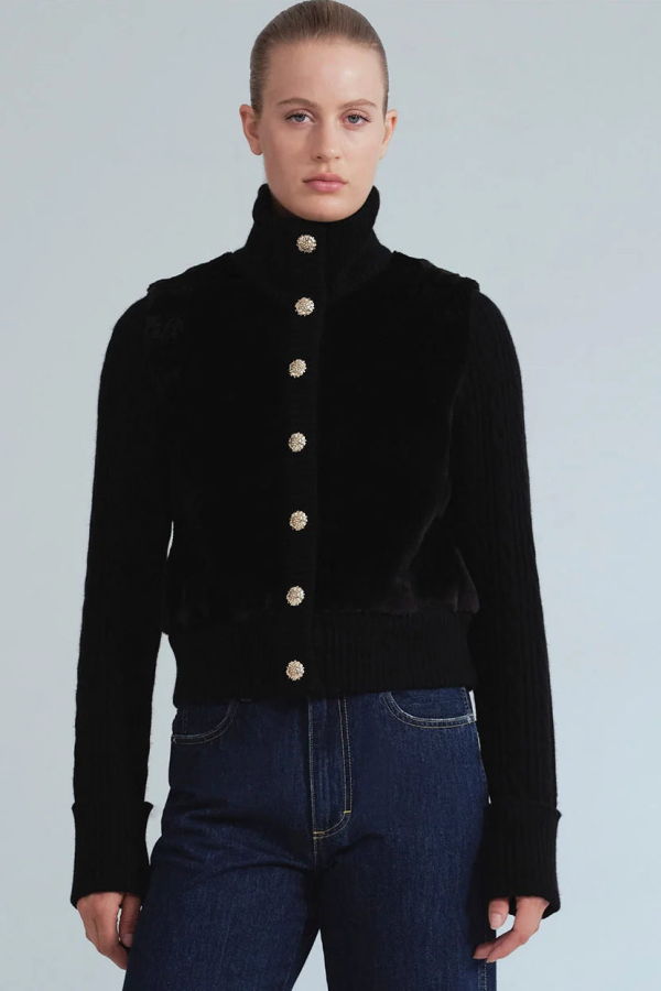 Cara Cara Logan Cardigan - Black