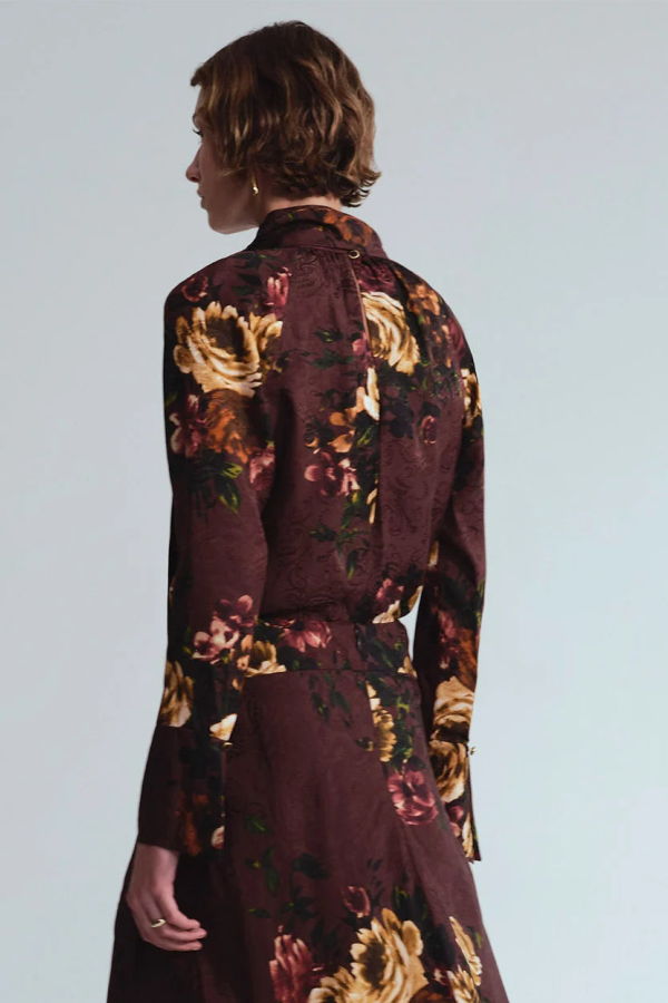 Cara Cara Sundance Blouse - Ariana Flora Merlot