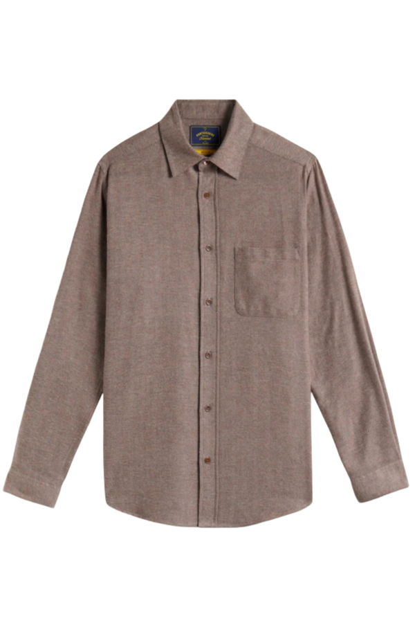 Portuguese Flannel Espiga Shirt - Brown