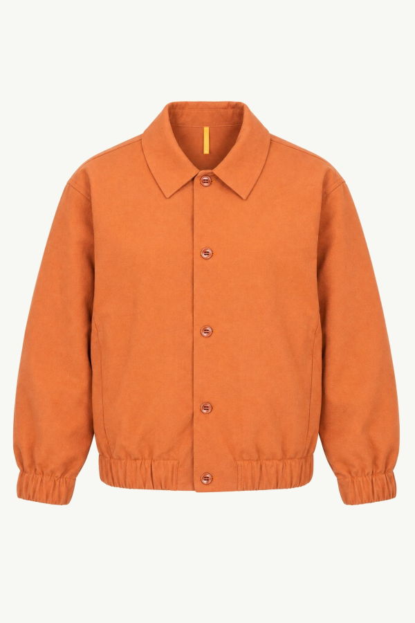MAN-TLE Rust Wool Gum Shirt