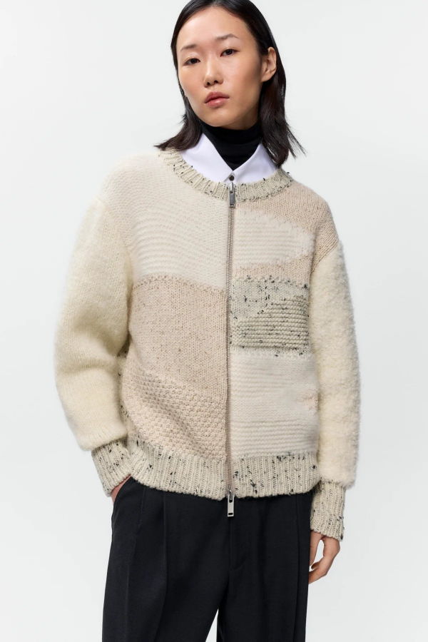 Cordera Marled Zip Cardigan