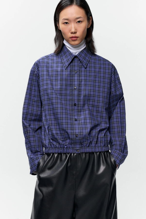 Cordera Checked Bomber Shirt