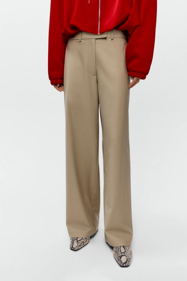 Cordera Low Rise Virgin Wool Pants