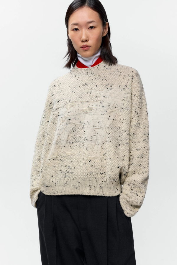 Cordera Merino Wool Marled Sweater