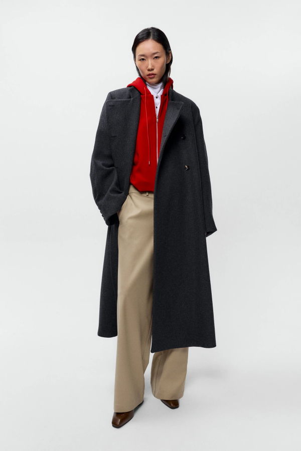 Cordera Virgin Wool Long Coat