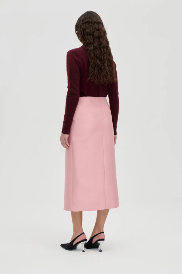 Stine Goya Pencil Midi Skirt - Haze Pink