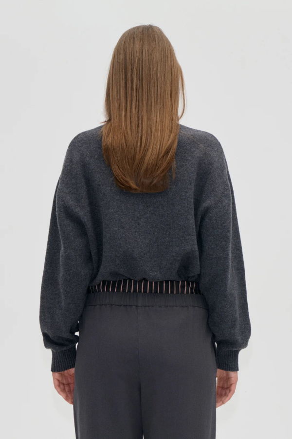 Stine Goya Storytelling Crewneck Sweater - Floral Frame