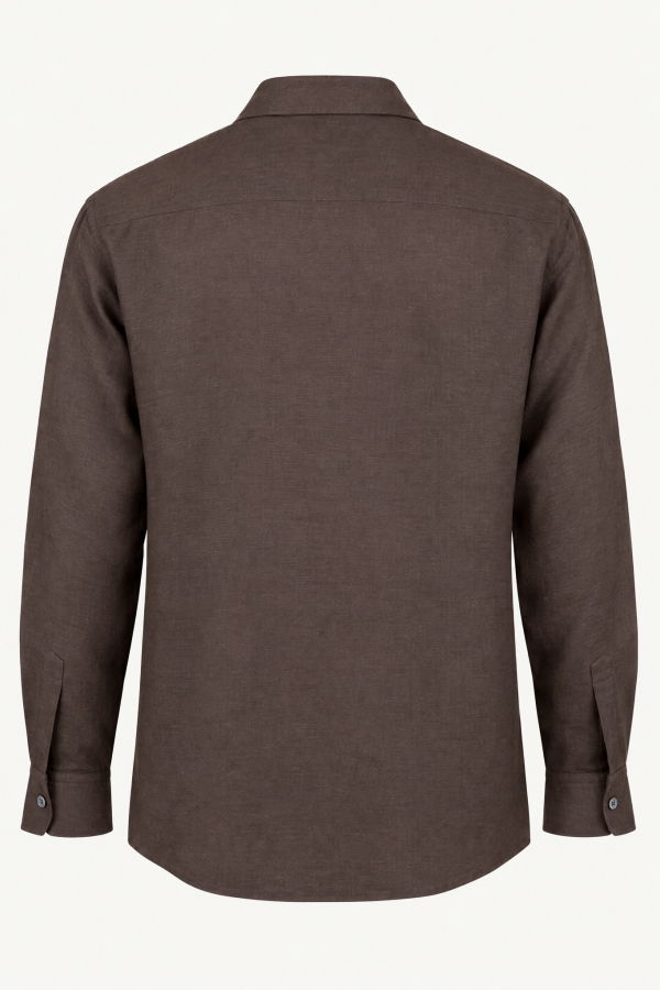 ssstein Light Linen Oversized Long Sleeve Shirt