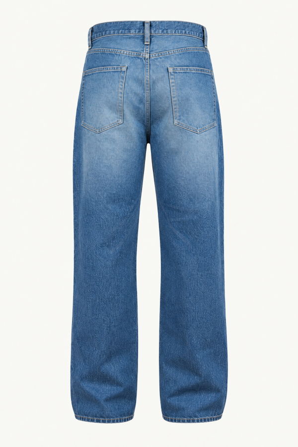 ssstein Indigo Relax Fit Denim Pants