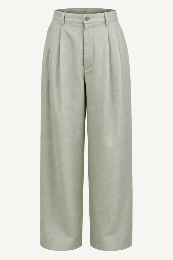 ssstein Light Linen Wide Easy Trousers