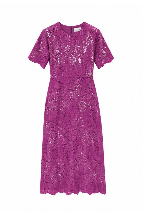 Cartolina HO26 Bobbi Sequin Lace Midi Dress